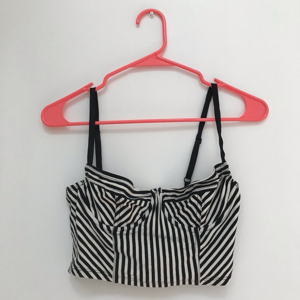 American Apparel underwire crop top